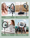 10" Selfie Ring Light with Bluetooth Shutter