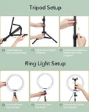 10" Selfie Ring Light with Bluetooth Shutter