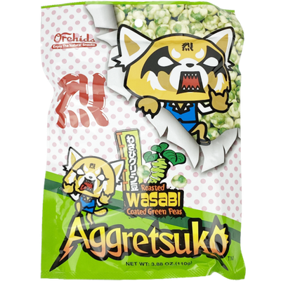 Aggretsuko - Roasted Wasabi Coated Green Peas