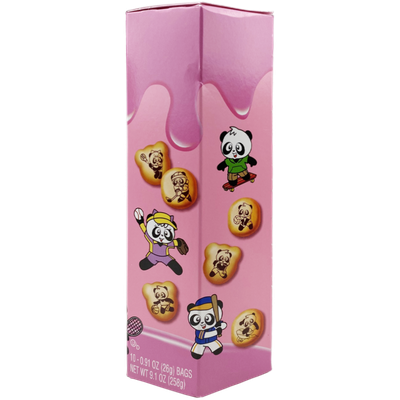 Meiji Giant - Hello Panda Cookies Filled with Strawberry Cream