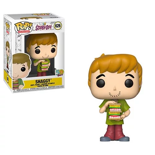 Chargez l&#39;image dans la visionneuse de la galerie, Scooby Doo - Shaggy w/ Sandwich Pop Animation Vinyl Figure - Kryptonite Character Store
