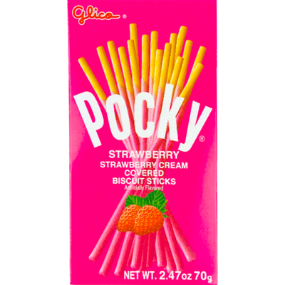 Glico - Pocky Strawberry Coated Biscuit Sticks