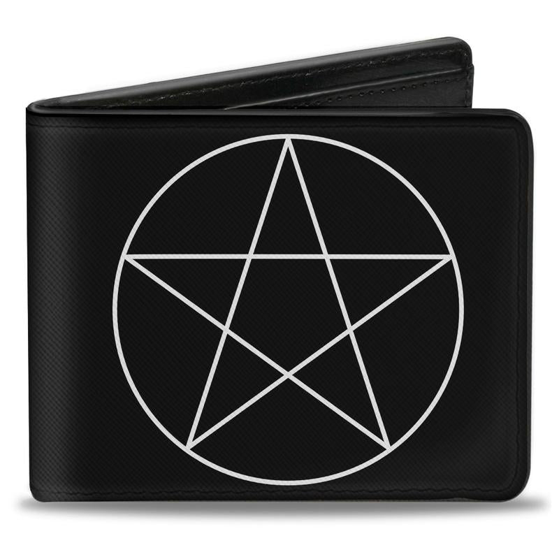 Load image into Gallery viewer, Supernatural - Pentagram Bifold Black Wallet
