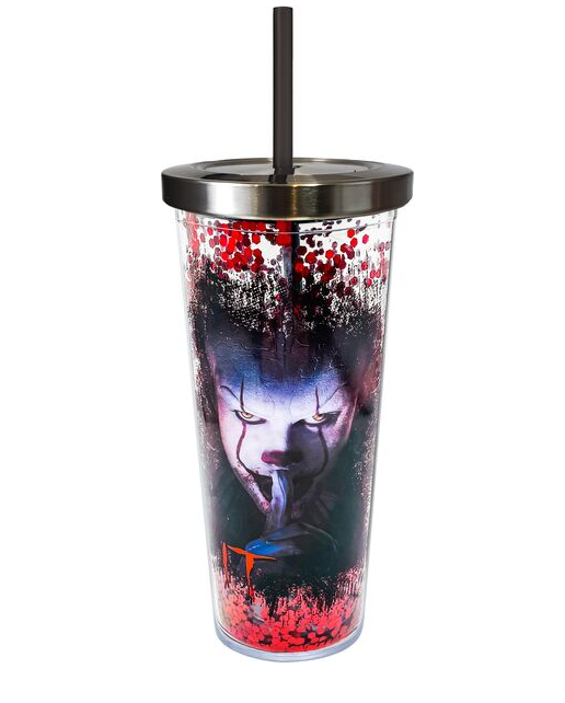 IT - Taza Glitter con Pajita