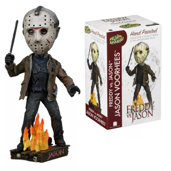 Freddy vs Jason – Jason Head Knocker Bobble Head Figure - Kryptonite Character Store