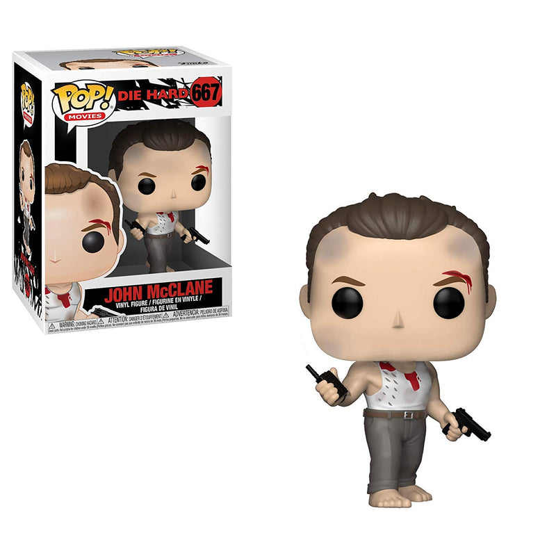  Pop Movies: Die Hard - John McClane Collectible Figure- Kryptonite Character Store