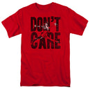 DC Comics: Harley Quinn - Don't Care Red T-Shirt