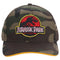 Jurassic Park - Camo Pre-Curved Snapback Hat