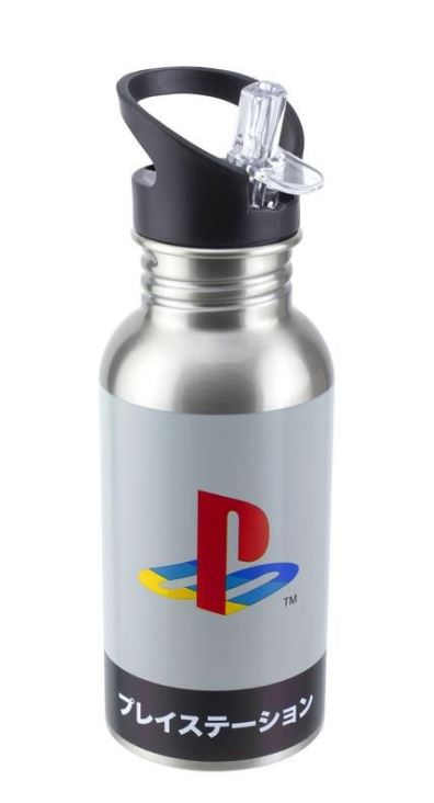 PlayStation - Botella de agua de metal patrimonial