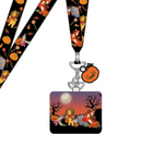 Disney : Winnie l'ourson – Halloween Gang Lanyard avec porte-carte 