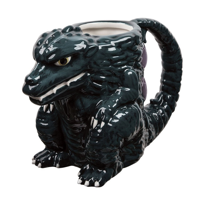 Cargue la imagen en el visor de la galería, Taza de cerámica esculpida de Godzilla
