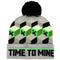 Minecraft Time To Mine Youth Pom Beanie & Gloves Combo
