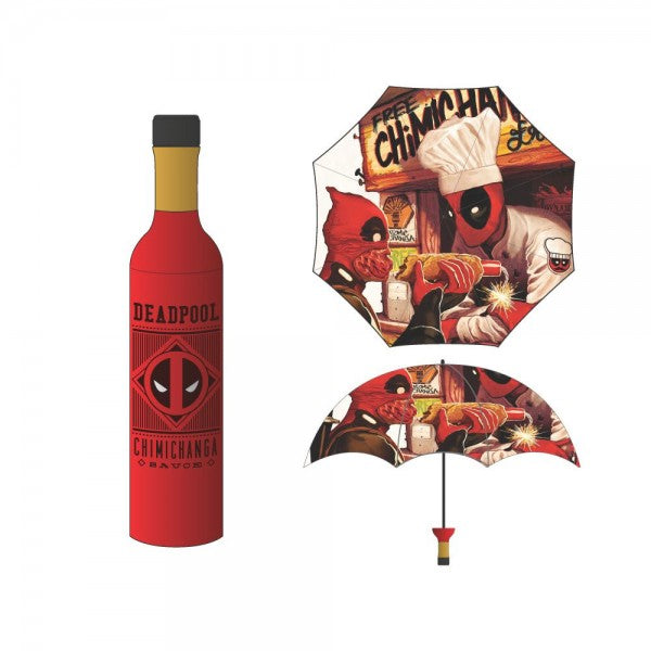 Marvel Deadpool Chimichanga Bottle Umbrella