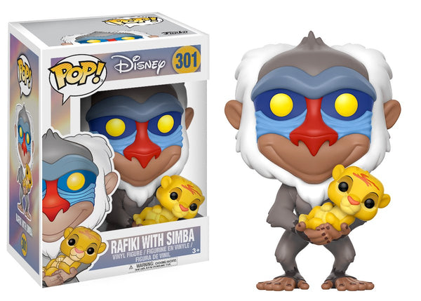 Pop Disney Lion King-Rafiki with Simba Toy - Kryptonite Character Store