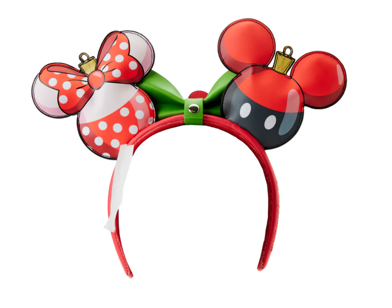 Load image into Gallery viewer, Mickey &amp; Minnie Mouse Ornament Ear Headband
