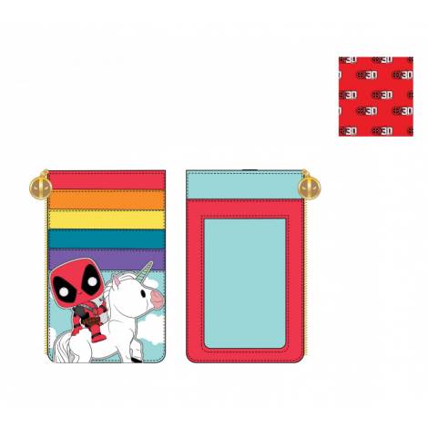 Marvel POP! Deadpool 30th - Unicorn Rainbow Card Holder