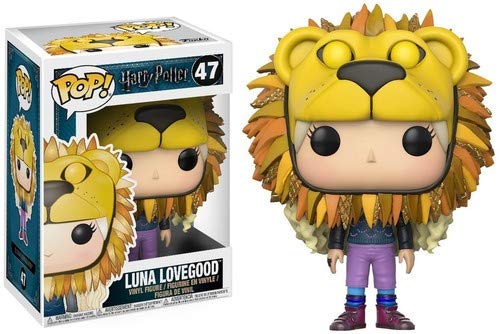 Load image into Gallery viewer, Funko Pop Movies: Harry Potter-Luna Lovegood w/ Lion Head Collectible Figure - Kryptonite Character Store
