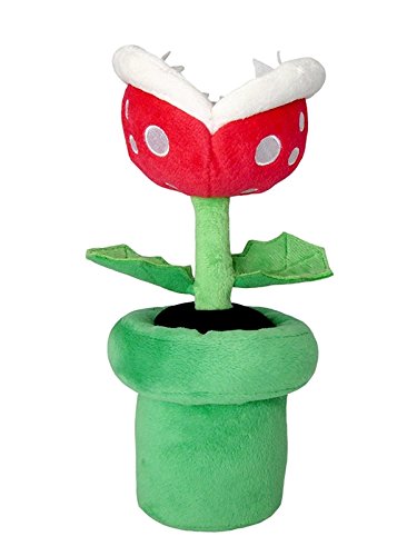 Super Mario - All Star Collection Piranha Plant Stuffed Plush, 9