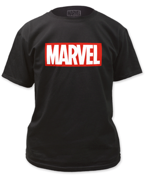 Marvel Comics Logo Impact Adult T-shirt