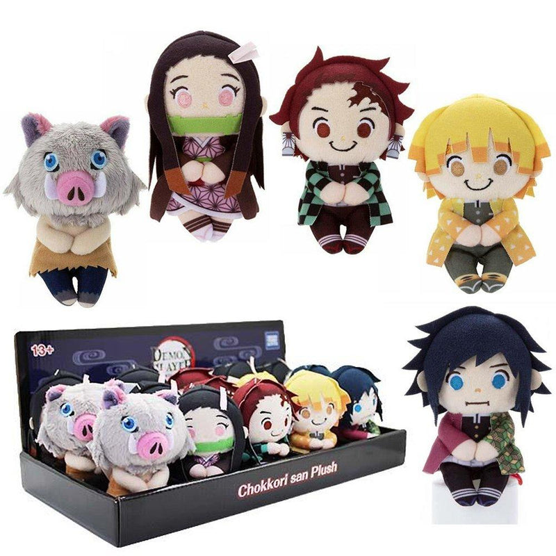 Cargue la imagen en el visor de la galería, Demon Slayer (Kimetsu no Yaiba) - Peluche Chokkori San
