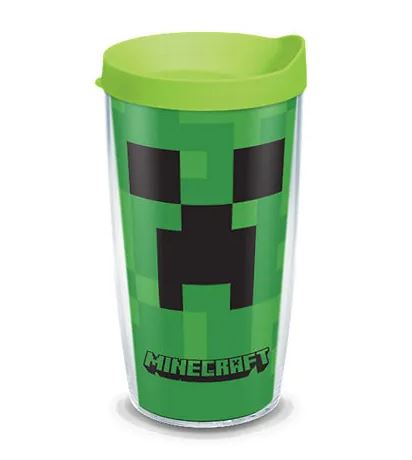 Minecraft - Creeper Tumblers avec emballage et couvercle de voyage 