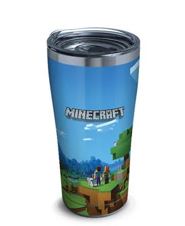 Minecraft - Cover Art Stainless Steel with Slider Lid