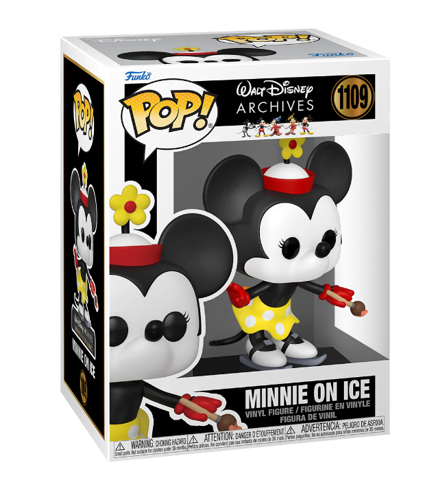 ¡Funko POP! Disney: Minnie Mouse - Minnie sobre hielo (1935)