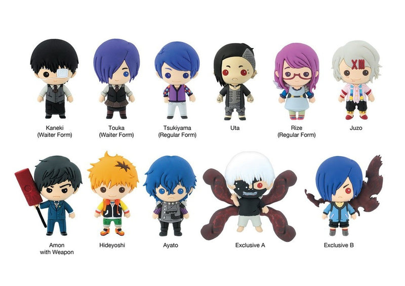 Tokyo Ghoul 3D Figural Keyring Mystery Pack - Kryptonite Character Store