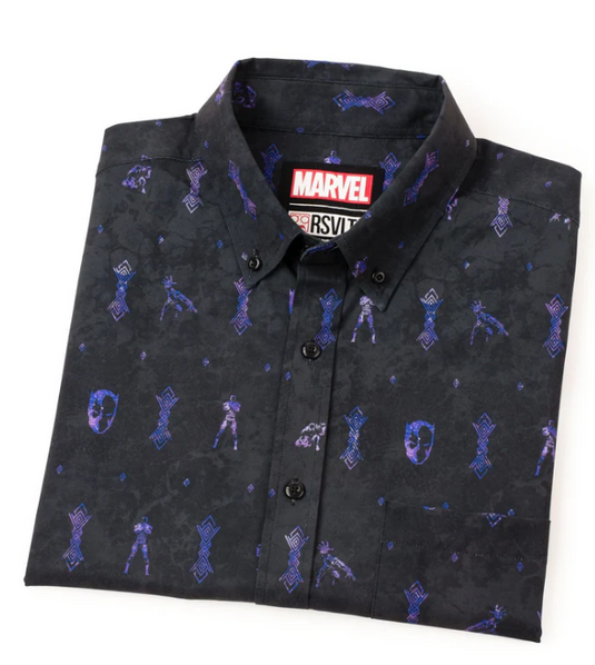 Marvel Comics: Black Panther - Camisa de manga corta Kunuflex "Vibranium Chief"