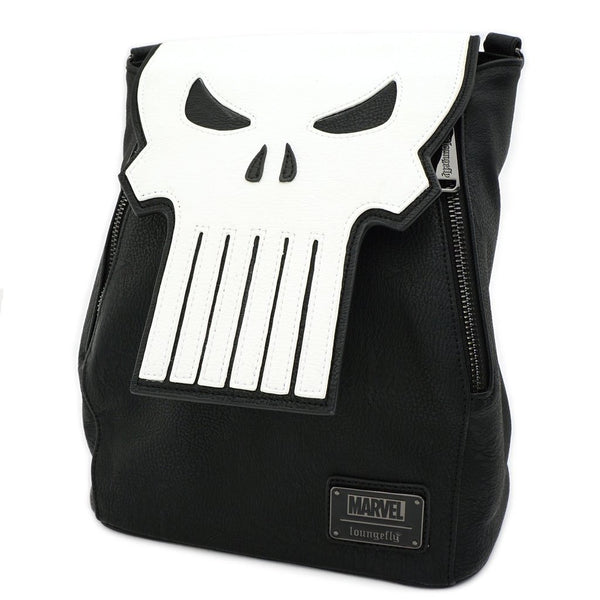 Marvel The Punisher Mini Faux Leather Backpack Loungefly