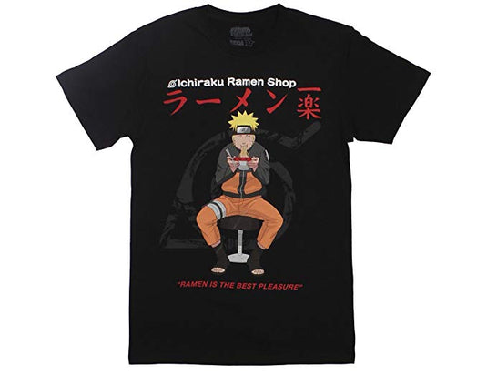 Naruto Shippuden - Ichiraku Ramen Shop Adult Fitted T-Shirt - Kryptonite Character Store