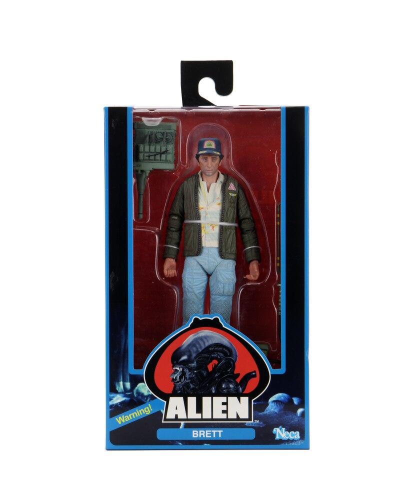 Neca Alien 40 Aniversario Brett Figura de acción de 7 pulgadas 