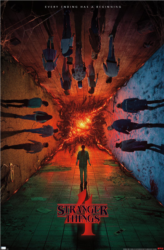 Netflix: Stranger Things Season 4 - Group Teaser One Sheet Wall Poster