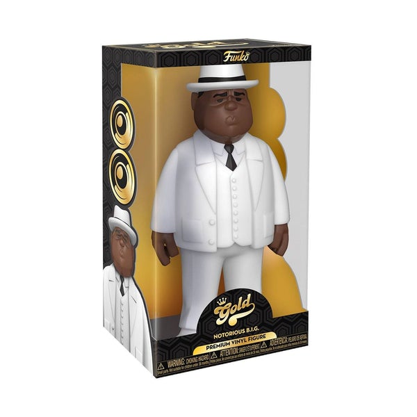 Load image into Gallery viewer, Funko POP! Gold: Biggie Smalls - White Suit 12&quot;
