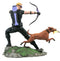 Marvel Gallery - Estatua de figura de PVC de 9" de Hawkeye y Pizza Dog