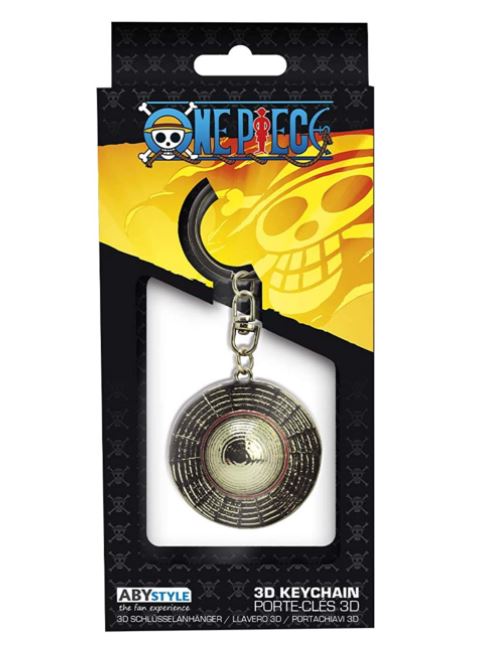 Load image into Gallery viewer, One Piece Straw Hat 3D Keychain - Kryptonite Character Store
