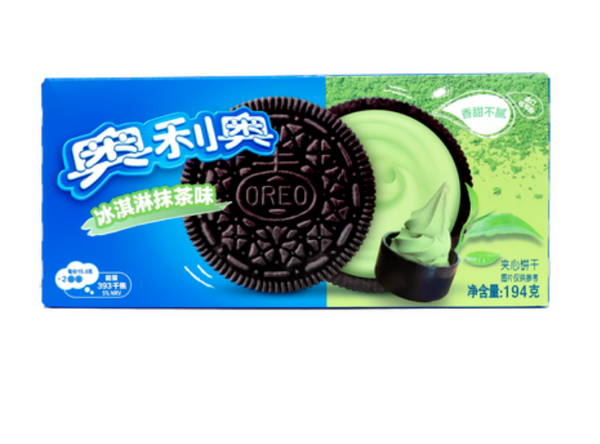 OREO Sandwich Cookies Matcha Flavor 