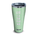 Love is a Four Legged Word Stainless Steel with Hammer Lid
