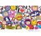 Peanuts - Vaso de acero inoxidable "Sticker Collage"