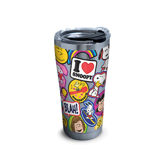 Peanuts "Sticker Collage" 20 oz. Stainless Steel Tervis Tumbler