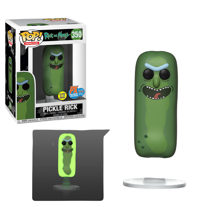 Funko POP! Rick & Morty - Pickle Rick PX (Glows in the Dark)