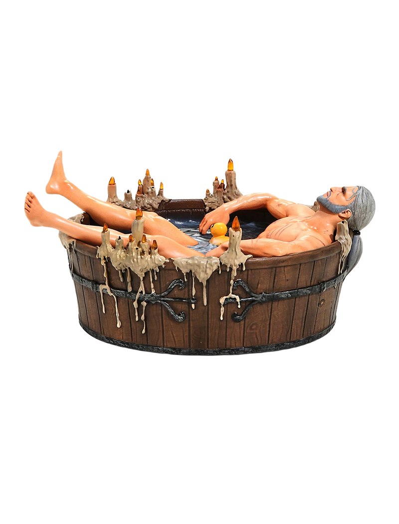 The Witcher 3 - Wild Hunt Geralt in The Bath Statue