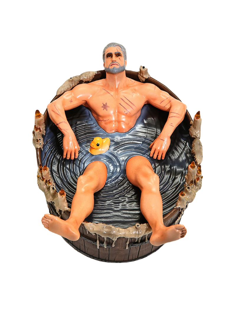 The Witcher 3 - Wild Hunt Geralt in The Bath Statue