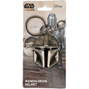 Star Wars - The Mandalorian Helmet Keychain Silver