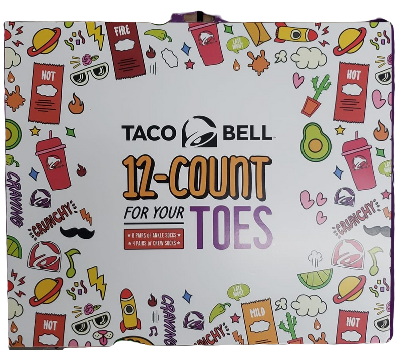 Taco Bell - 12 Days of Tacos Pack Socks