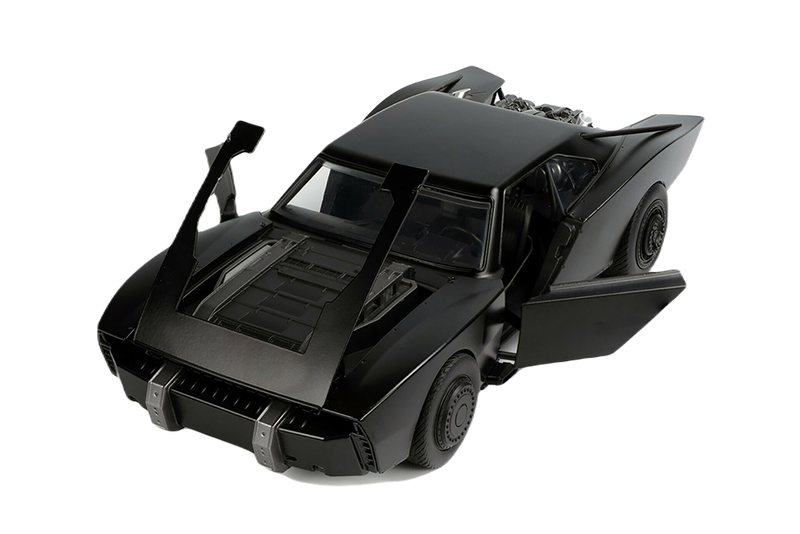 DC Comics - The Batman (2022) Batmobile with Lights and Die-Cast Batman Figurine, Jada Toys