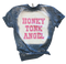 Honky Tonk Angel Bleached Tie Dye T-Shirt