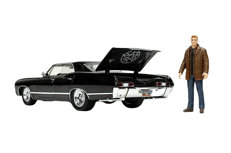 Hollywood Rides: Supernatural - Chevrolet Impala SS Sport Sedan with Dean Winchester Figurine, Jada Toys