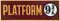 Harry Potter Desk Sign: Platform 9 3/4 - Kryptonite Character Store