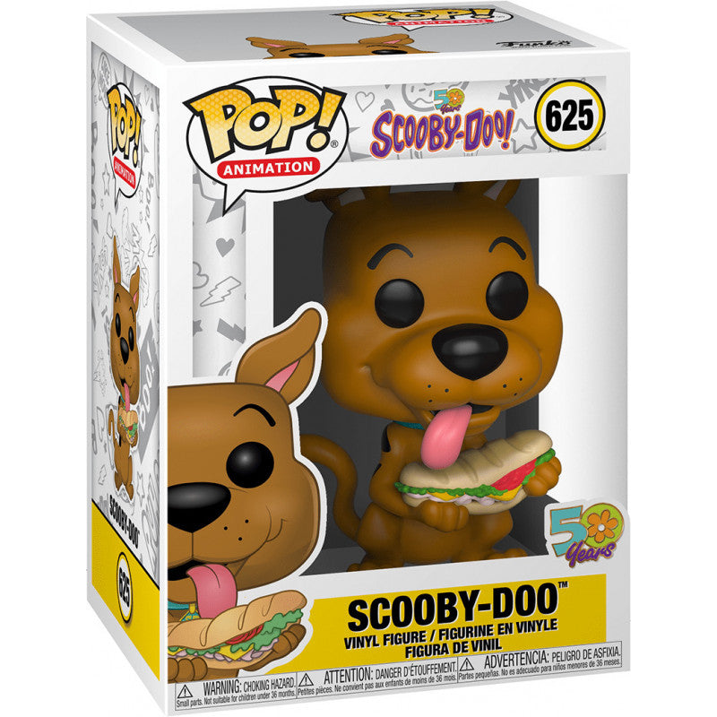 Scooby Doo - Scooby Doo w/ Sandwich Pop Animation Vinyl Figure - Kryptonite Character Store